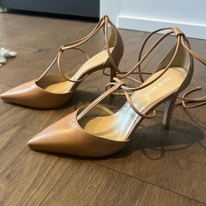 Nine West Nude Heels 6.5